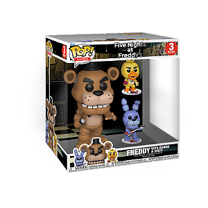 Funko Pop! Games Five Night At Freddys Freddy With Bonnie And Chica 3 Pack