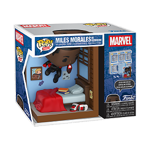 Funko Pop! Nooks Marvel Miles Morales In Bedroom