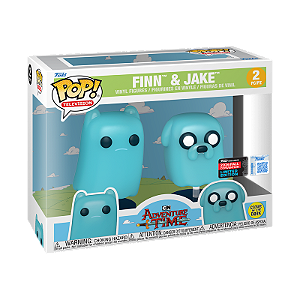 Funko Pop! Television Adventure Time Finn & Jake 2 Pack Exclusivo Glow