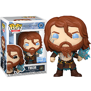 Funko Pop! Games God Of War Thor 1343 Exclusivo Chase Glow