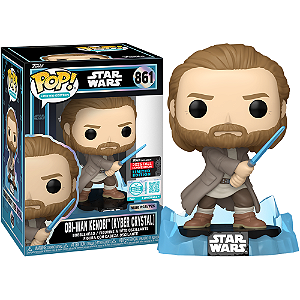 Funko Pop! Limited Edition Star Wars Obi-Wan Kenobi (Kyber Crystal) 861 Exclusivo 9500 PCS