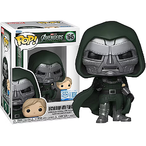 Funko Pop! Marvel Vingadores: Doutor Destino Doctor Doom With Franklin 1645 Exclusivo