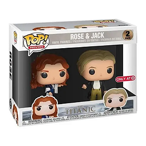 Funko Pop! Filme Titanic Rose & Jack 2 Pack Exclusivo (CAIXA COM DETALHES)