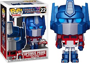 Funko Pop! Retro Toys Transformers Optimus Prime 22 Exclusivo Metallic