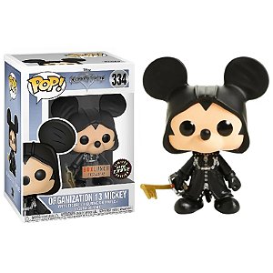 Funko Pop! Disney Games Kingdom Hearts Organization 13 Mickey 334 Exclusivo Glow Chase