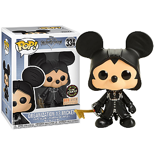 Funko Pop! Games Kingdom Hearts Organization 13 Mickey 334 Exclusivo Glow Chase