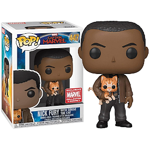 Funko Pop! Marvel Capita Marvel Nick Fury 447 Exclusivo