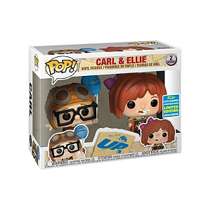 Funko Pop! Disney UP Altas Aventuras Carl & Ellie 2 Pack Exclusivo 2017