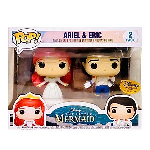 Funko Pop! Filme Disney A Pequena Sereia Ariel & Eric 2 Pack Exclusivo