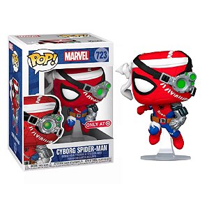 Funko Pop! Marvel Homem Aranha / Spider Man Cyborg Spider Man 723 Exclusivo