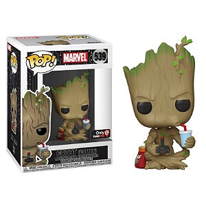 Funko Pop! Filme Marvel Guardiões da Galáxia / Guardians Of The Galaxy Groot Gamer 539 Exclusivo