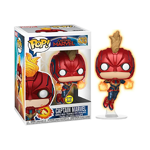 Funko Pop! Marvel Capita Marvel / Captain Marvel 433 Exclusivo Glow