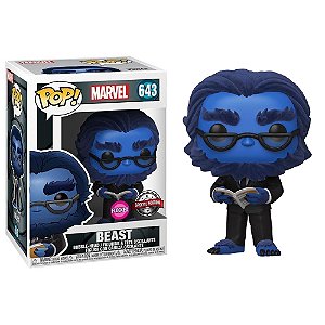 Funko Pop! Marvel X-Men Beast 643 Exclusivo Flocked