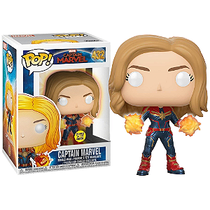 Funko Pop! Marvel Captain Marvel 432 Exclusivo Glow