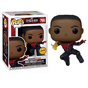 Funko Pop! Marvel Homem Aranha / Spider Man Miles Morales 765 Exclusivo Chase