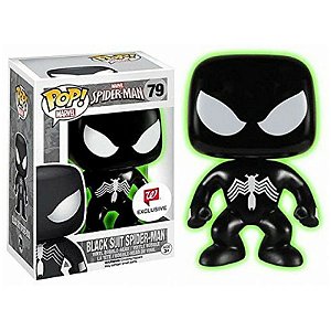 Funko Pop! Marvel Homem Aranha / Spider Man Black Suit Spider Man 79 Exclusivo