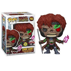 Funko Pop! Marvel Zombies Zombie Gambit 793 Exclusivo Glow