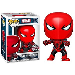 Funko Pop! Marvel Spider-Armor Mk III 670 Exclusivo