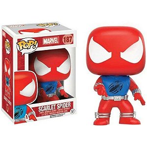 Funko Pop! Marvel Homem Aranha / Spider Man Scarlet Spider 187 Exclusivo