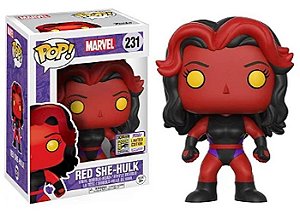 Funko Pop! Marvel Mulher Hulk / She Hulk Red She Hulk 231 Exclusivo