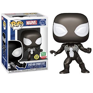 Funko Pop! Marvel Homem Aranha / Spider Man Symbiote Suit 725 Exclusivo Glow