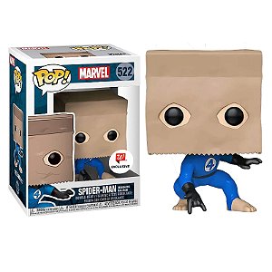 Funko Pop! Marvel Homem Aranha / Spider Man Bombastic Bag-Man 522 Exclusivo