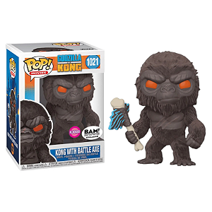 Funko Pop! Filme Godzilla Vs Kong With Battle Axe 1021 Exclusivo Flocked
