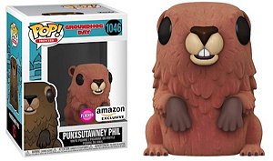 Funko Pop! Filme Feitiço do Tempo Groundhog Day Punxsutawney Phil 1046 Exclusivo Flocked
