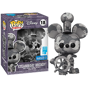 Funko Pop! Art Series Disney Mickey Mouse Steamboat Mickey 18 Exclusivo