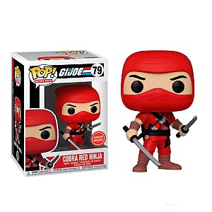 Funko Pop! G.I. Joe Cobra Red Ninja 79 Exclusivo
