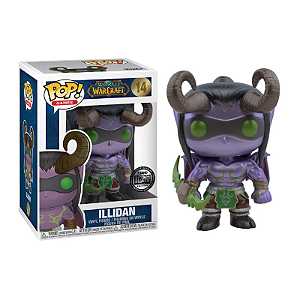 Funko Pop! Games World Of Warcraft Illidian 14 Exclusivo Metallic
