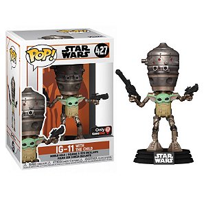 Funko Pop! Television Star Wars Baby Yoda IG-11 With The Child 427 Exclusivo