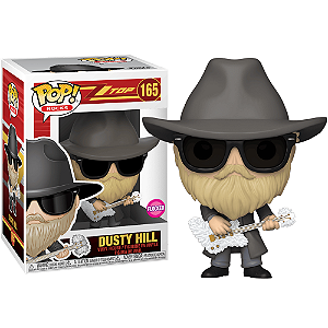 Funko pop! Rocks ZZ Top Dusty Hill 165 Exclusivo Flocked