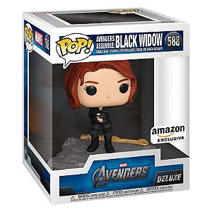 Funko Pop! Deluxe Avengers Viuva Negra Black Widow 588 Exclusivo