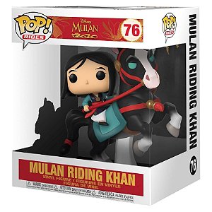 Funko Pop! Filme Disney Mulan Riding Khan 76 6 Polegadas