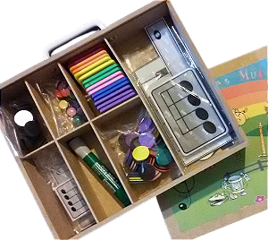 Kit do Professor para Leitura e Escrita Musical – Conjunto Completo de Materiais – A02 | Método Brinqtoc