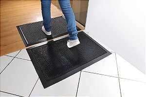 tapete kit sanitizante duo + vinil com borda especial 70 X 100