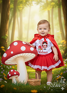 Body Bebê Personalizado Chapéuzinho Vermelho