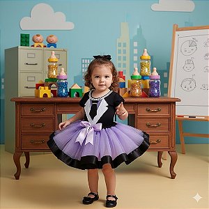 Collant com Saia de Tutu Poderosa Chefinha