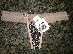 calcinha com sabor de uva tamanho U / hortelã tamanho U / flores tamanho M