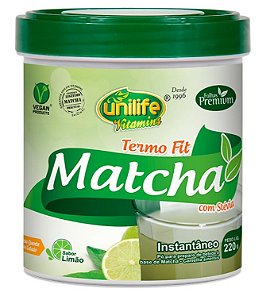 Matcha - Chá Instantâneo - Termo Fit - Unilife - 220g