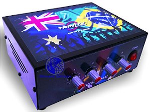 Amplificador De Mesa Trinity 4 Canais 200w Rms para Som Ambiente - Bí-volt Automático