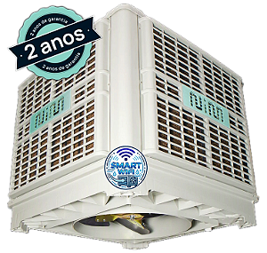 Climatizador Evaporativo industrial Modelo NI23DS para áreas até 250m² com 2 anos de garantia.