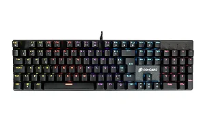 Teclado Mecânico Oex Game Howl Preto, Switch Red - TC702