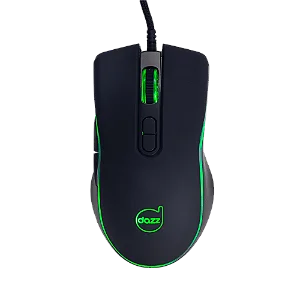 Mouse Gamer Dazz GMO1000 RAINBOW  7 botões, 3600DPI COM FIO USB2.0 PRETO