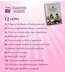 Curso CASAMENTOS SAUDÁVEIS