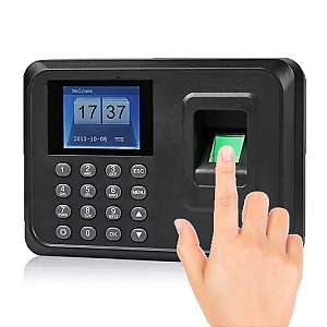 Relógio Ponto Biométrico Eletrônico Impressão Digital KP1028