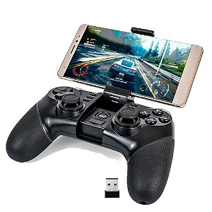 Controle Para Jogos Bluetooth USB 3 Em 1 Joystick Pc Celular