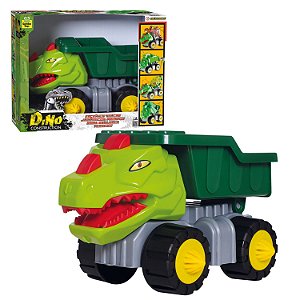 Caminhão De Brinquedo Caçamba Dinossauro Dino Construction