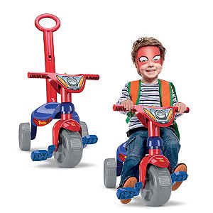 Triciclo Motoca Infantil Velotrol Com Haste Vários Modelos
